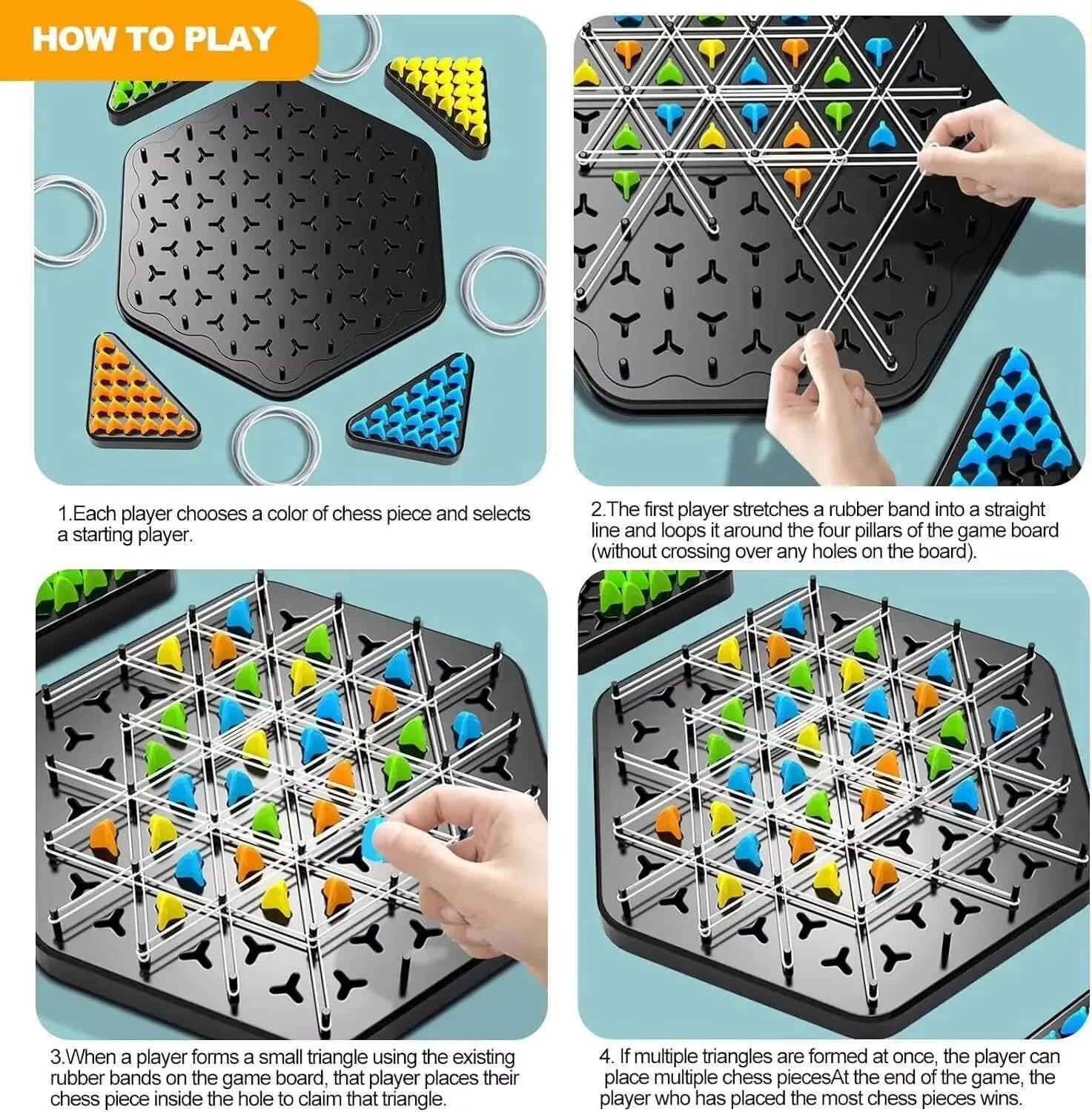 Strategy Board Game Educational Puzzle Game for Kids & Family - TRENDVYO
