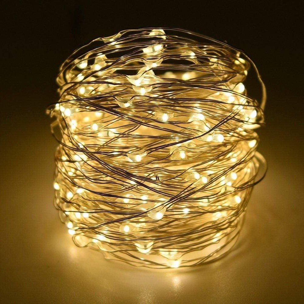String Solar Lights Outdoor (Clear Cable) - TRENDVYO