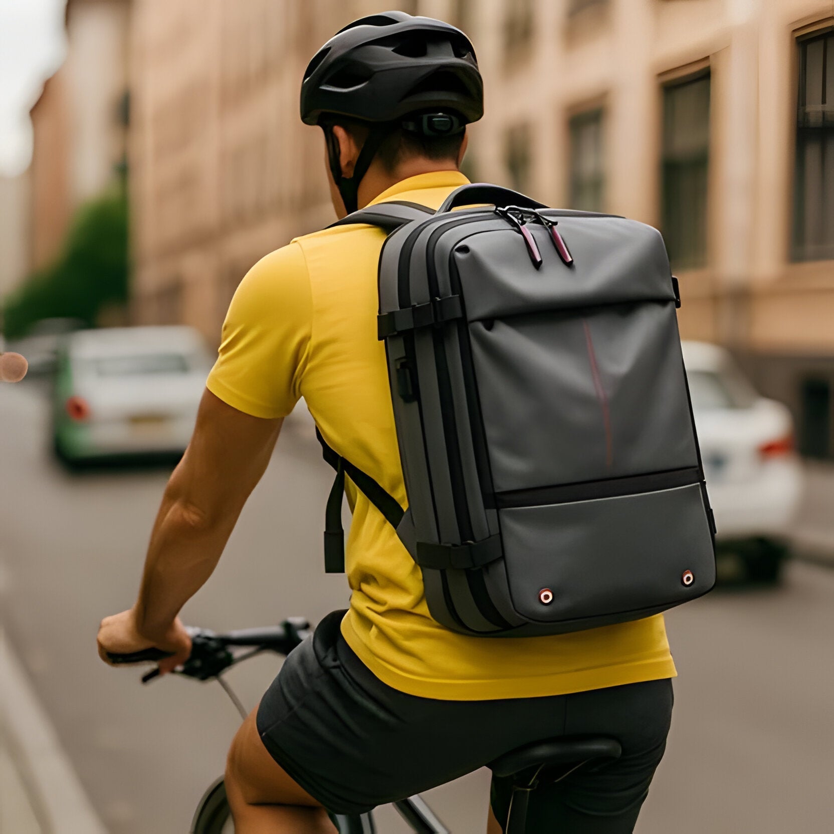 Structured Rucksack with Internal Compression System - TRENDVYO