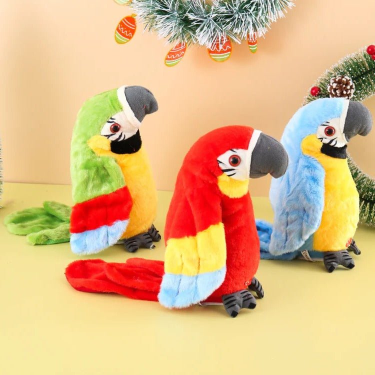 Talking & Music-Playing Parrot Plush Toy - TRENDVYO
