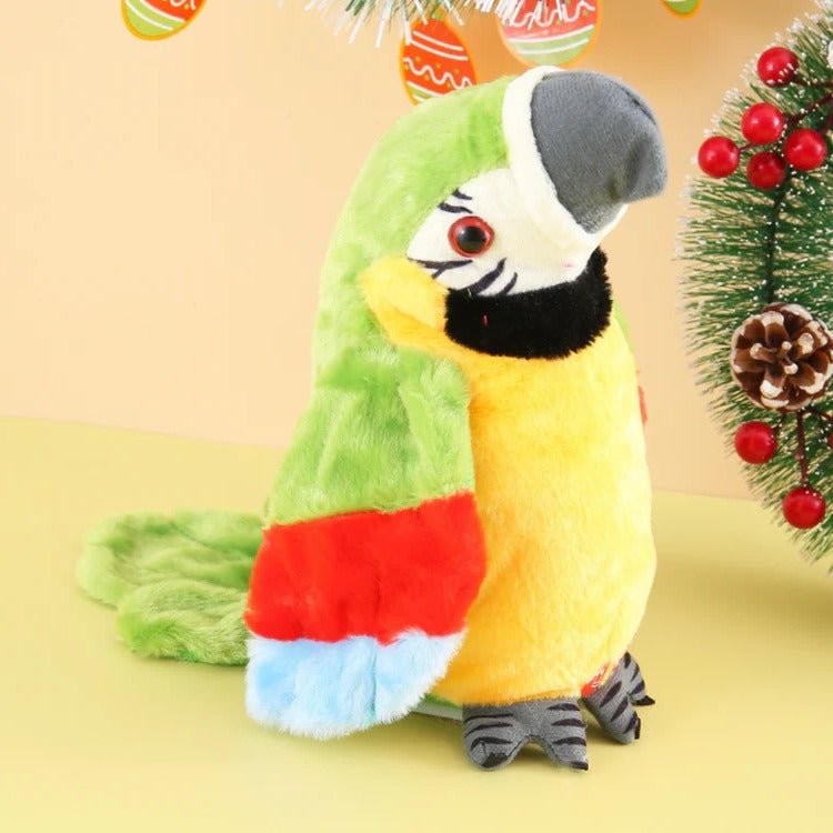 Talking & Music-Playing Parrot Plush Toy - TRENDVYO