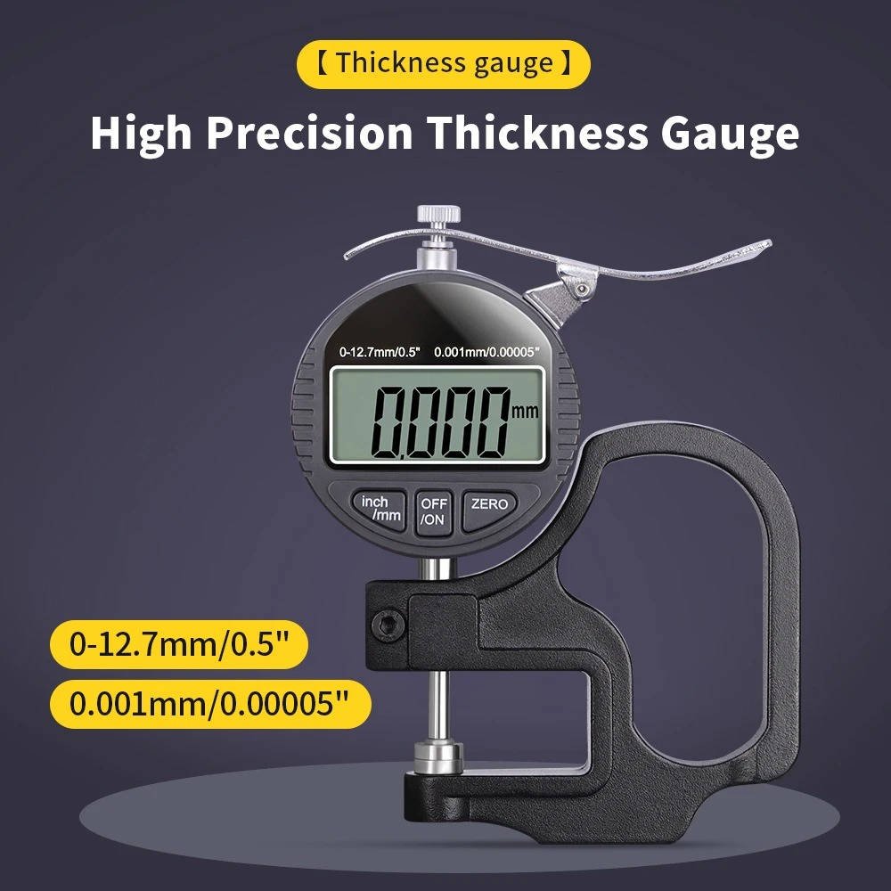 Thickness Gauge Measure Thickness Of Paper Cloth Metal 0.001mm - TRENDVYO
