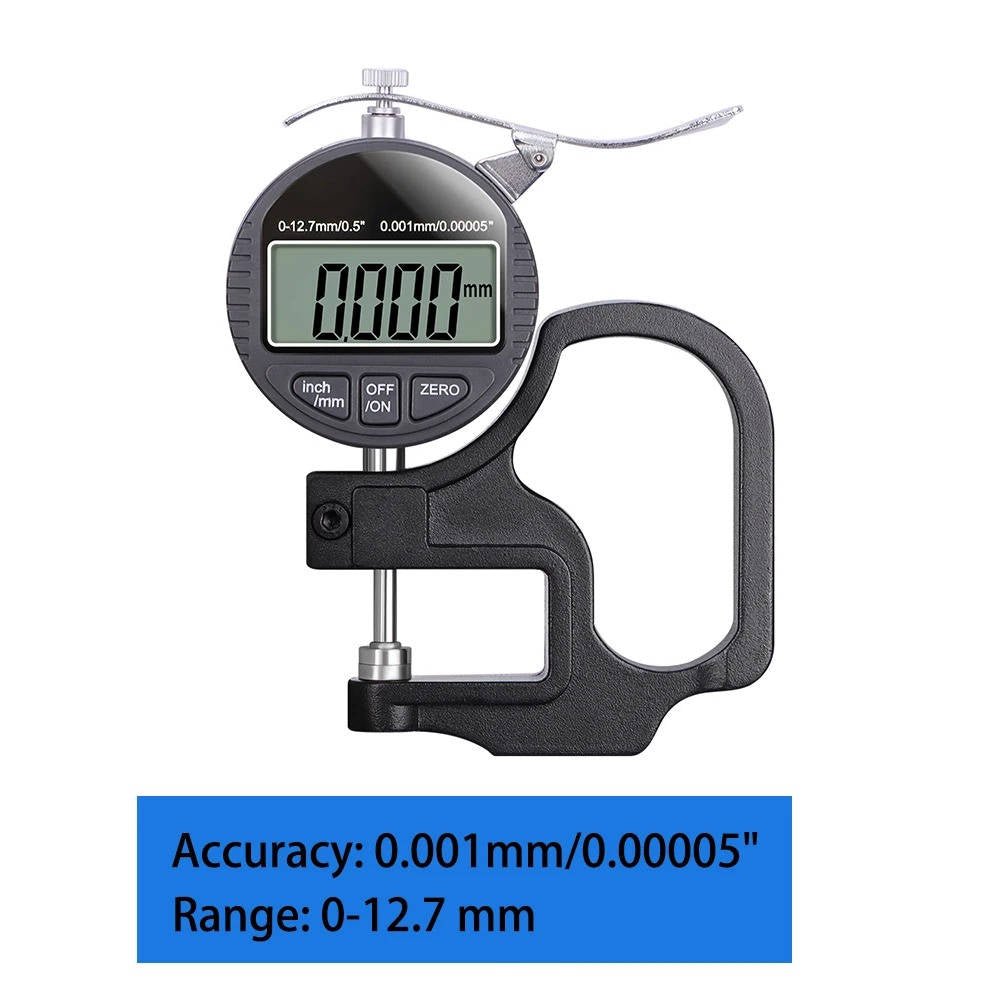 Thickness Gauge Measure Thickness Of Paper Cloth Metal 0.001mm - TRENDVYO