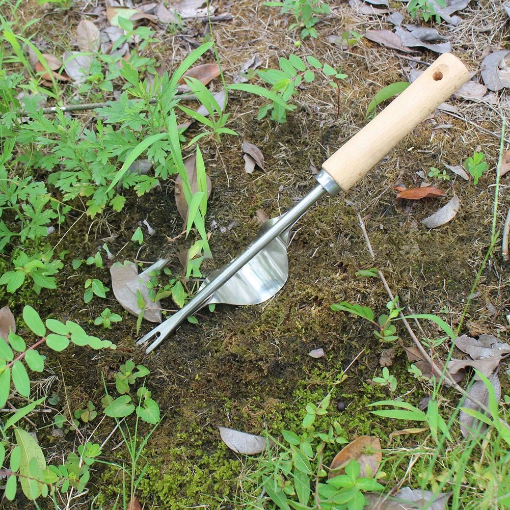 V-Shaped Weed Puller Tool with Long Handle - TRENDVYO