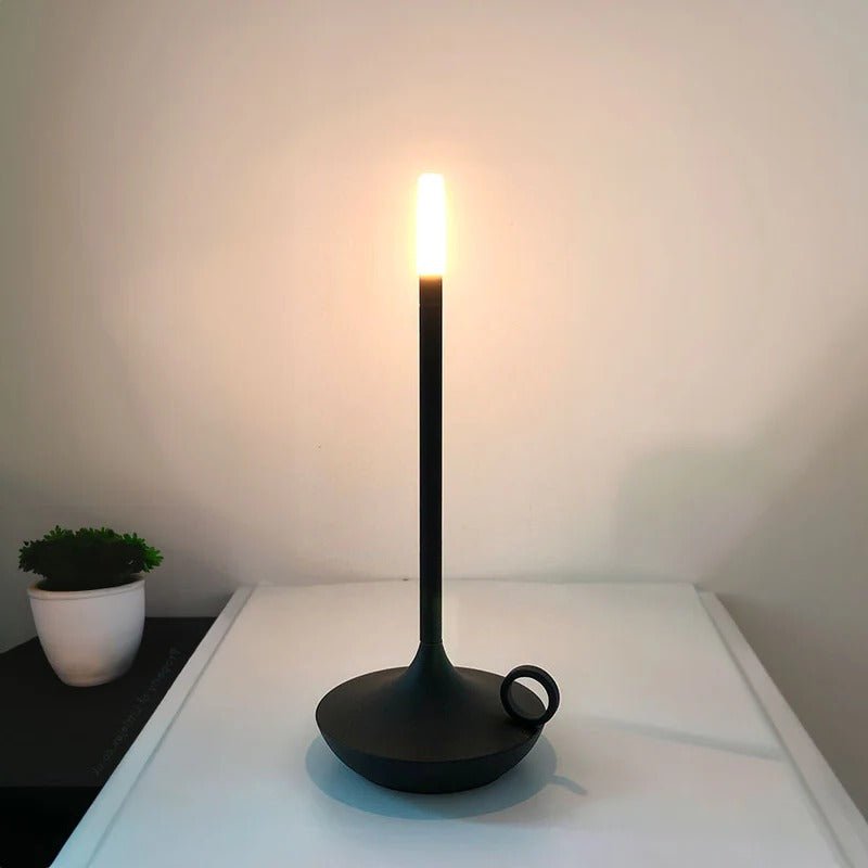Vintage Aluminium Cordless Candle Lamp - TRENDVYO