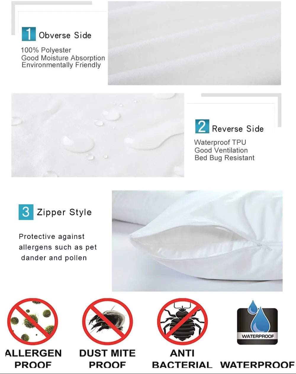 Waterproof Pillowcase - TRENDVYO