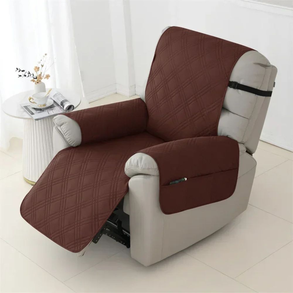 Waterproof Quilted Recliner Arm Chair Slip Cover - TRENDVYO