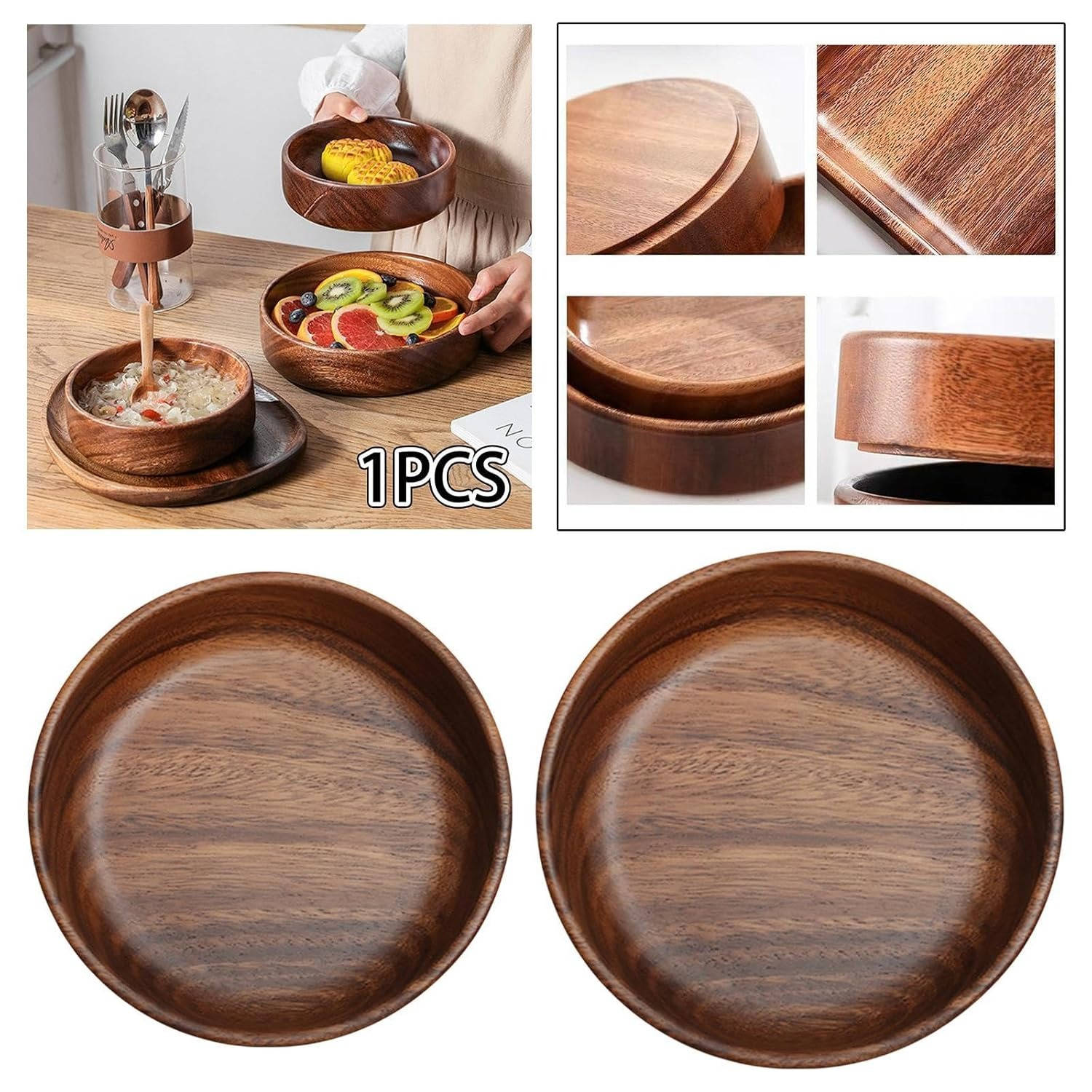 Wood Bowls For Food - TRENDVYO