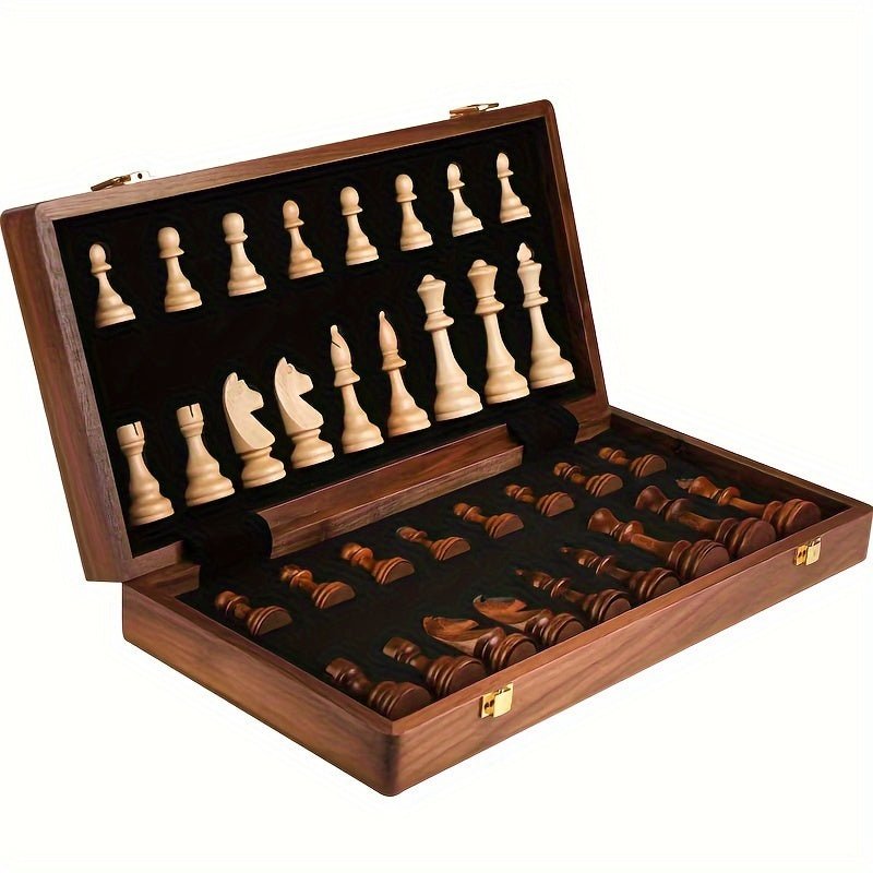 Wooden Chess Set - Perfect for Home and Travel - TRENDVYO